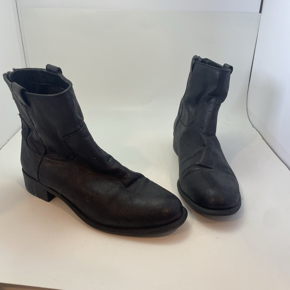 Nine West Justly Black Ankle Boots Booties Women's Size‎ 7
